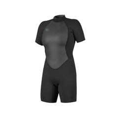 Pianka ONeill Wms Reactor-2 2mm Back Zip S/S Spring Black