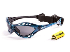 Okulary Ocean Cumbuco Blue Trans Smoke + etui