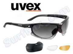 Okulary Uvex Hawk 4916 + dwa dodatkowe zestawy soczewek 2011