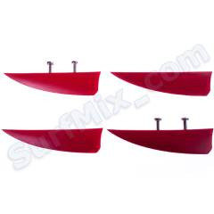 Finy do deski Kite Respect Free Red 35mm