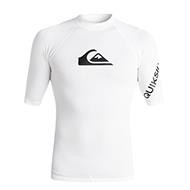 Koszulka krótki rękaw Quiksilver All Time SS Rashguard UPF 50 White 3358 WBB0