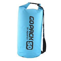 Worek wodoszczelny na Piankę, Trapez Aquarius GoPack 50l Blue z Paskiem
