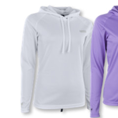 Koszulka z kapturem ION Wetshirt Hood LS Women Peak-White 2026