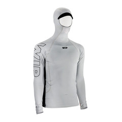 Koszulka z kapturem Forward WIP Rashguard UV LS Light Grey 2025