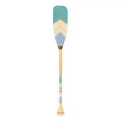 Pagaj John Paddle Ozdoba Kolorowy Malowany 120 cm WZ2 ze skórzaną pionową zawieszką