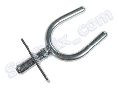 Dulka pałąkowa ocynkowana / widełki DP z gniazdem prostym (1 szt.)