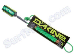 SUP Leash Dakine Coiled Calf Neon Green 10 x 3/16