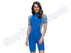 Krótka pianka Roxy 2mm Syncro Back Zip FLT Sea Blue II