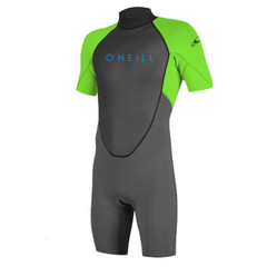 Pianka ONeill Reactor-2 2mm Back Zip S/S Spring Graphite/Dayglo 2023