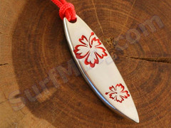 Srebrny naszyjnik SilverSurf Surf L Hawaii Red