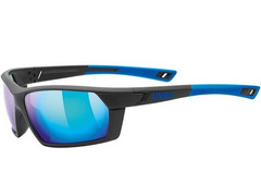 Okulary Uvex Sportstyle 225 pola Black Blue Mat 2440 2021