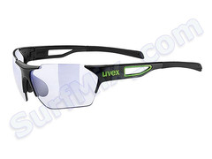 Okulary Uvex Sportstyle Sgl 202 Race Vario Black Mat Green 2703  2015