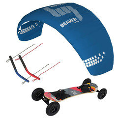 Kolekcja Latawiec komorowy HQ Beamer 5.0 m z Manetkami + Deska Kheo