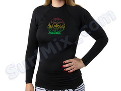 Koszulka krótki rękaw Roxy Hawaii SS Black ARJWR03067 (KVD0)