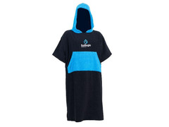 Poncho Surf Logic Black Cyan