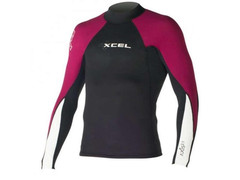 Docieplacz XCEL Mens Axis Top L/S 2/1mm Burgundy