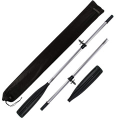 Aluminiowe Wiosło Szalupowe Rozkładane do łodzi John Paddle + manszeta + Dulki + pokrowiec (komplet - 2 sztuki)