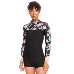 Pianka damska Roxy 2mm Swell Series LS Anthracite Paradise Found S 2023