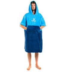 Poncho Surf Logic Cyan Navy