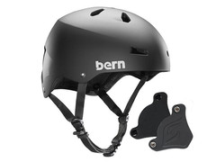 Kask Bern Macon H2O Matte Black + Nauszniki