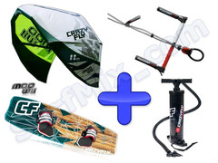 Zestaw Deska CF Allround Latawiec CF MooWii Bar CF Sick 4 lines 2012
