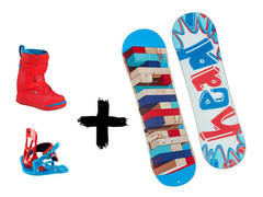 Zestaw Deska snowboardowa Head Rowdy Kid + Wiązania HEAD P KID + Buty HEAD KID VELCRO 2019