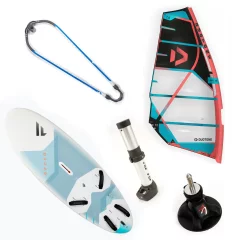 Zestaw Używana Deska Windsurfingowa Fanatic Gecko HRS 2022 148 + żagiel Duotone E_Pace