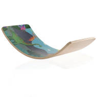 Deska równoważna KidiBoard balansująca do ćwiczeń sensomotorycznych dla dzieci Balance Board Dino