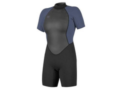 Pianka ONEILL WOMENS REACTOR-2 2MM BACK ZIP S/S SPRING Black / Mist
