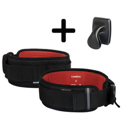 Zestaw Trapez Manera Pas Wing Foil Leash Belt Red + Hak