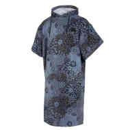Poncho Mystic Velours AOP Blue/Black 2022