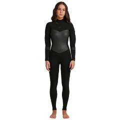 Pianka Roxy 5/4/3mm Syncro Base Back Zip Wetsuit Black
