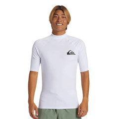 Koszulka krótki rękaw Quiksilver Everyday S/S Rashguard UPF 50 Surf Tee White