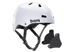 Kask Bern Macon H2O Satin White + Nauszniki
