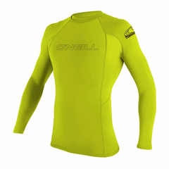 Koszulka ONEILL BASIC SKINS L/S RASH GUARD Lime