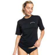 Koszulka krótki rękaw Roxy Enjoy Waves UPF 50 Rashguard Anthracite 2022